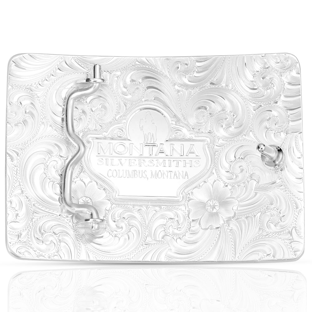 Montana Silversmiths Sierra Forge Buckle with Eagle 57010-696