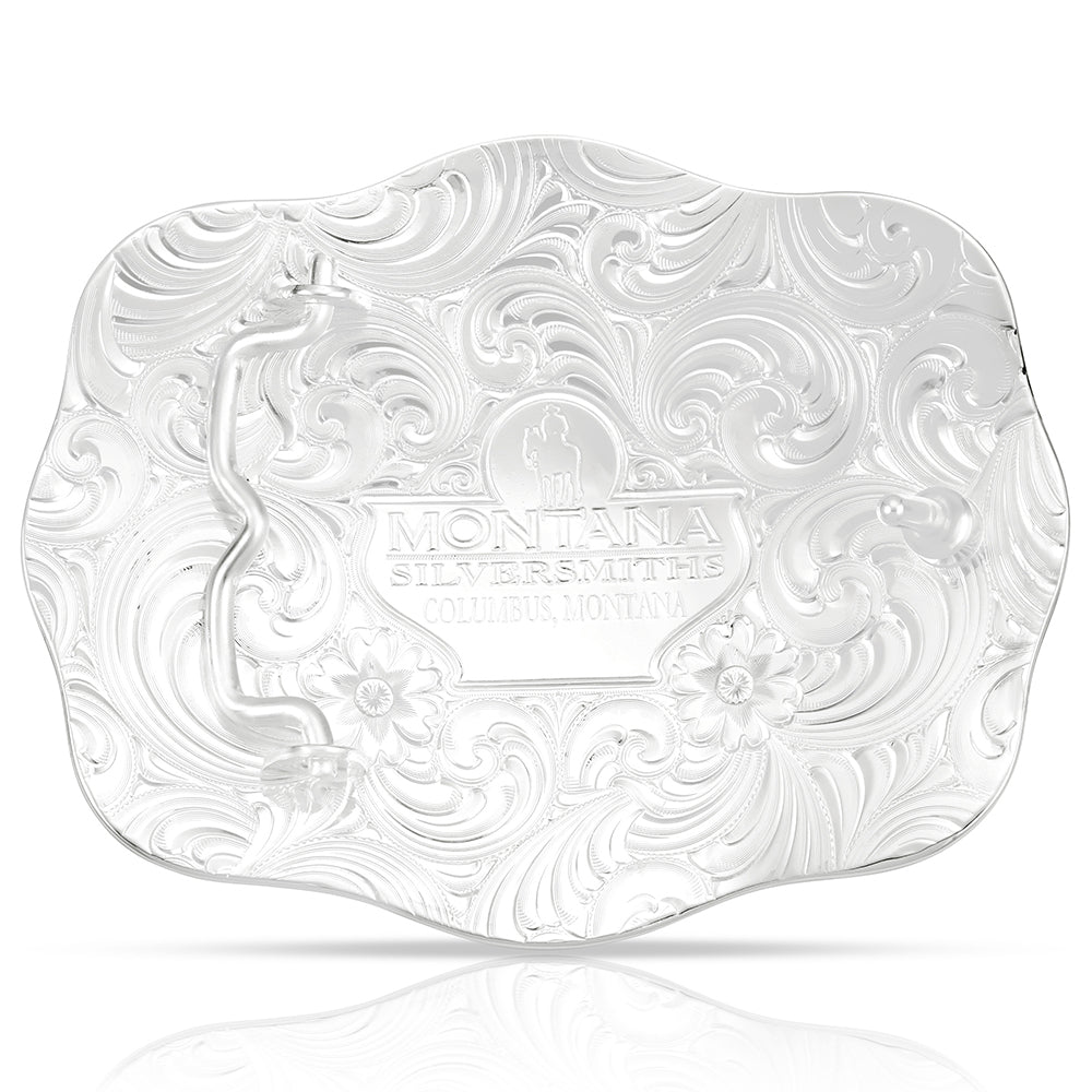 Montana Silversmiths Four Star Buckle with Christian Cowboy 57610-731