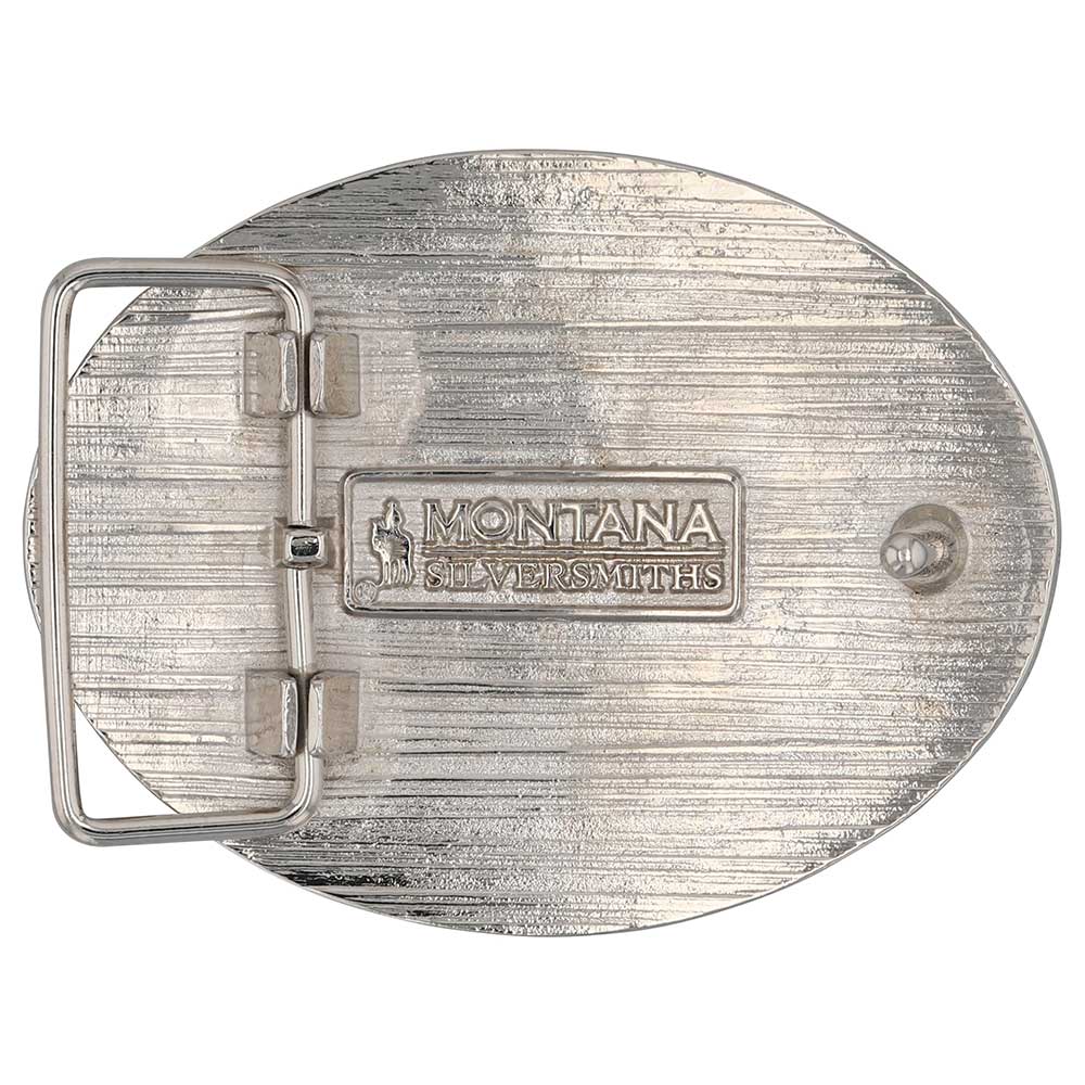 Montana Silversmiths Tri-tone Christian Cowboy Attitude Buckle A1005