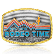 Montana Silversmiths Retro Rodeo Time Attitude Western Buckle