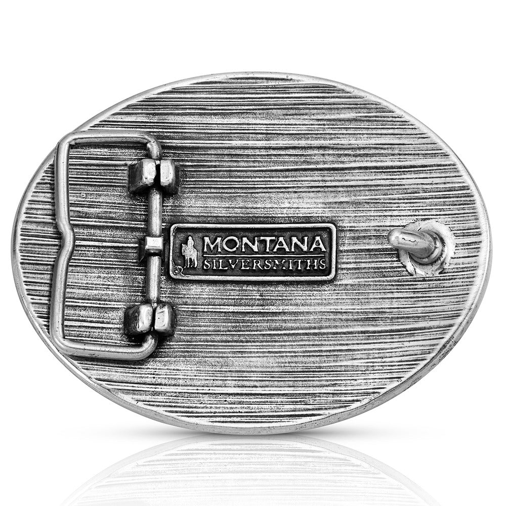 Montana Silversmiths Cowboy Credence Buckle A1074P
