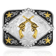 Montana Silversmiths Six Shooter Buckle A1078P