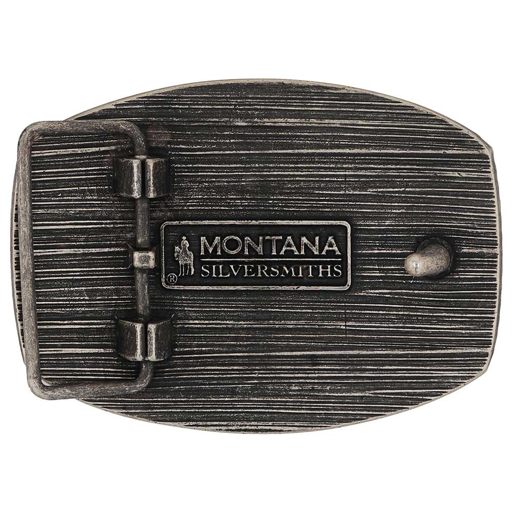 Montana Silversmiths Faithful Frontier Attitude Buckle A996P