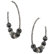 Montana Silversmiths Attitude Midnight Lights Hoop Earrings