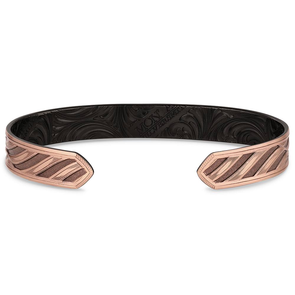 Montana Silversmiths Untamed Valor American Made Cuff AMBC6414BLB