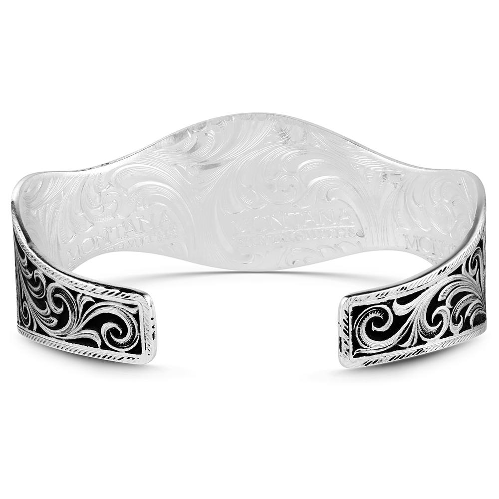 Montana Silversmiths Desert Marigold Floral Cuff Bracelet BC6280