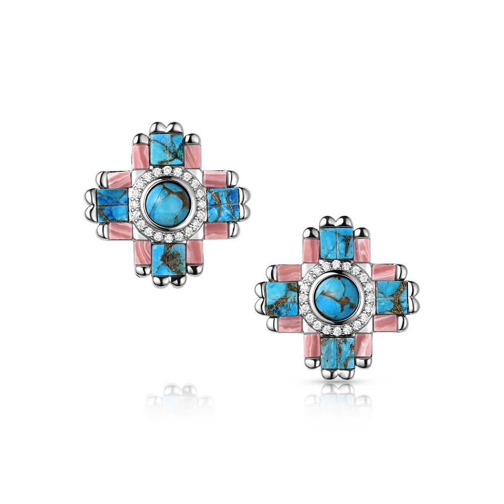 Montana Silversmiths Turquoise Blush Earrings ER6323