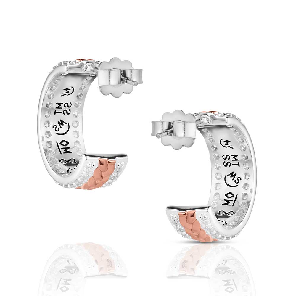 Montana Silversmiths High Prairie Hoop Earrings ER6446