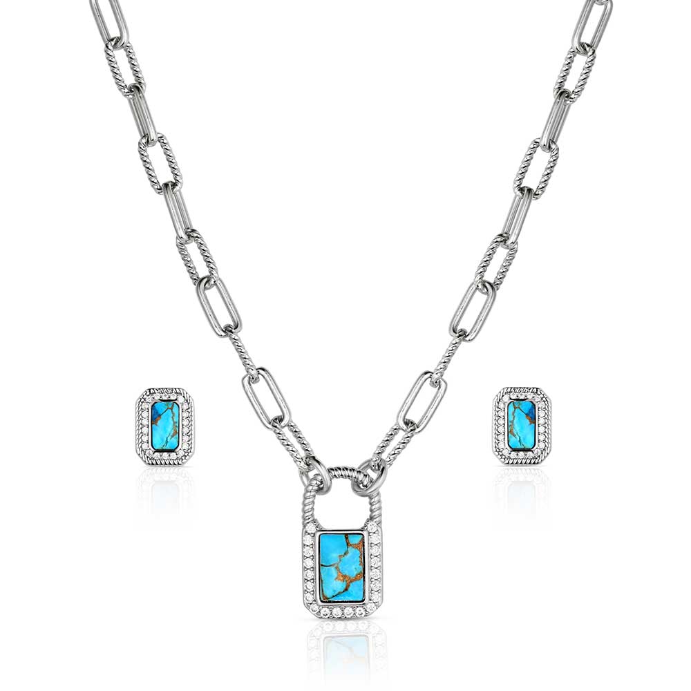 Montana Silversmiths Turquoise Jewelry Set JS6372