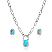 Montana Silversmiths Turquoise Jewelry Set JS6372