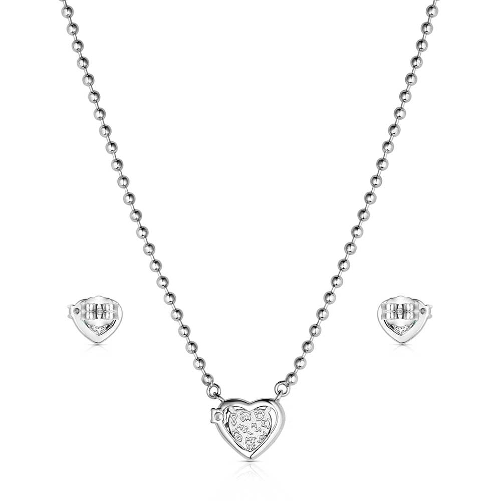 Montana Silversmiths Heart of Turquoise Jewelry Set JS6373