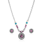 Montana Silversmiths Desert Flower Jewelry Set JS6391