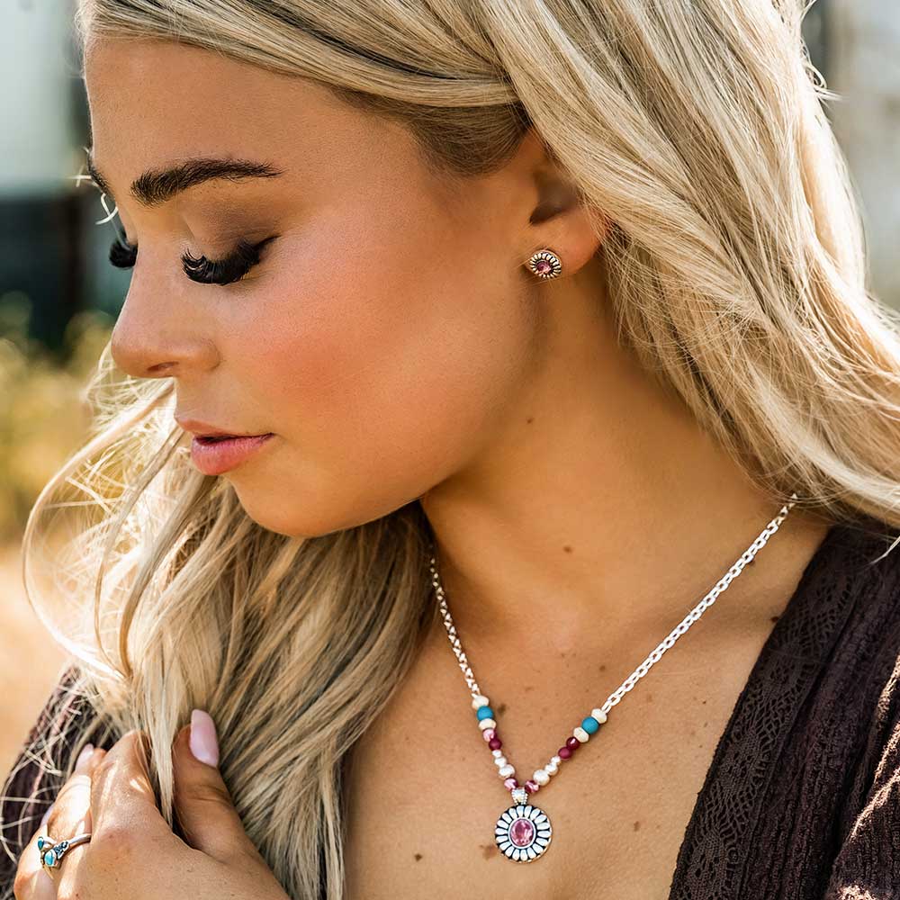 Montana Silversmiths Desert Flower Jewelry Set JS6391