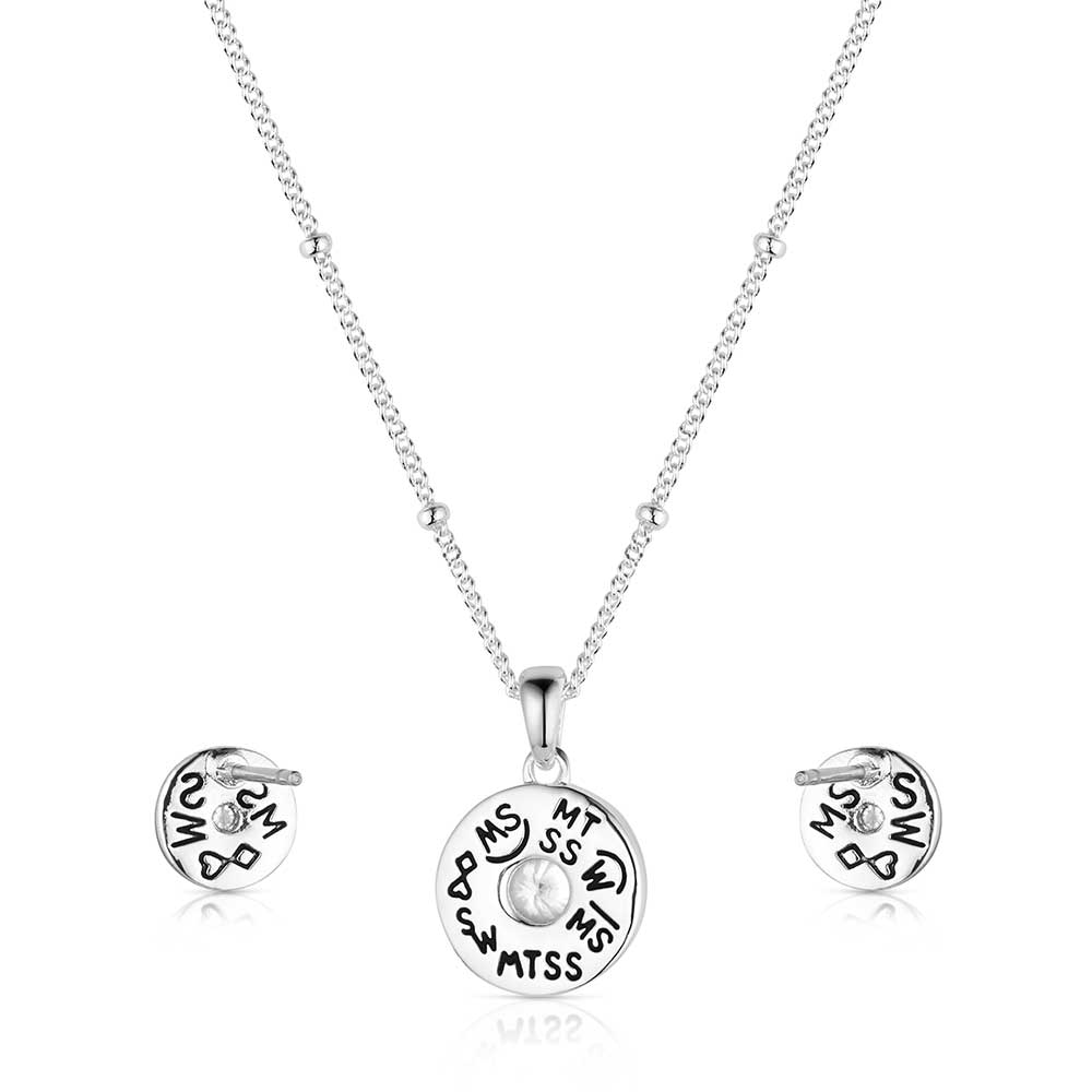 Montana Silversmiths Mountain Rain Jewelry Set JS6448