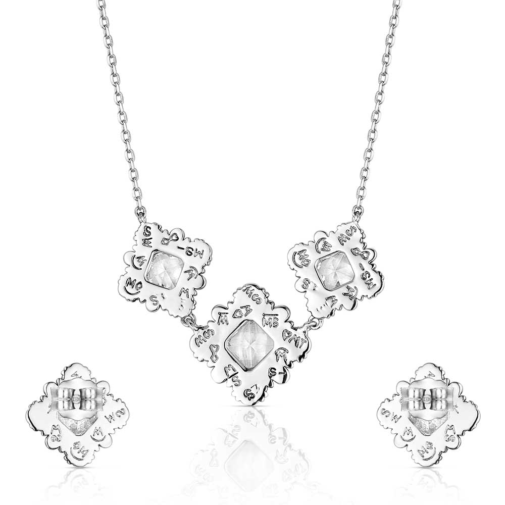 Montana Silversmiths Square Dance Jewelry Set JS6450