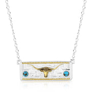 Montana Silversmiths Longhorn Trails Necklace