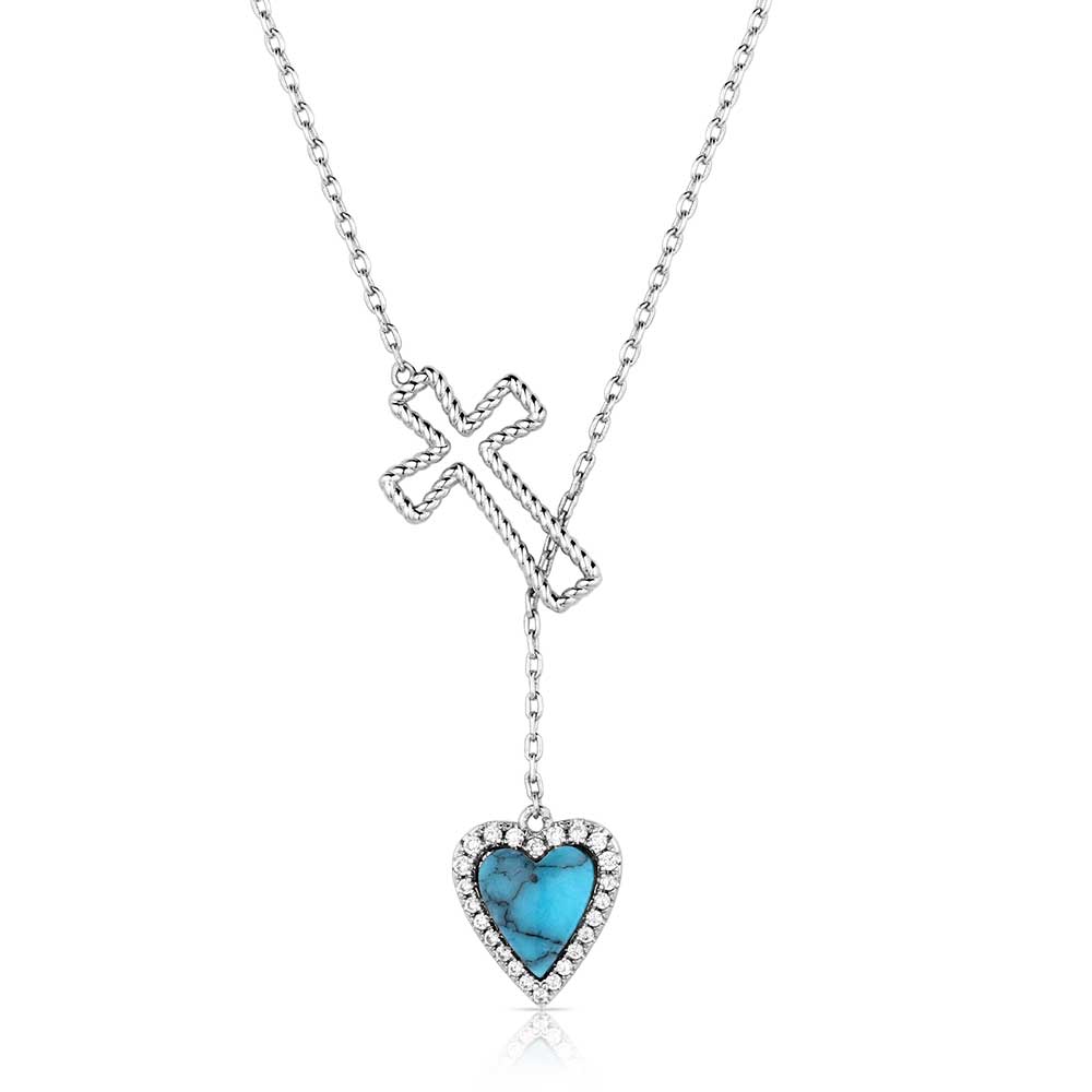 Montana Silversmiths Anchored in Love and Faith Necklace