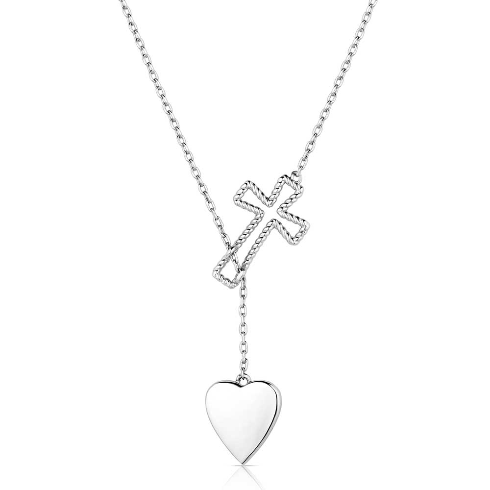 Montana Silversmiths Anchored in Love and Faith Necklace