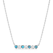 Montana Silversmiths Alternating Hearts Necklace NC6227