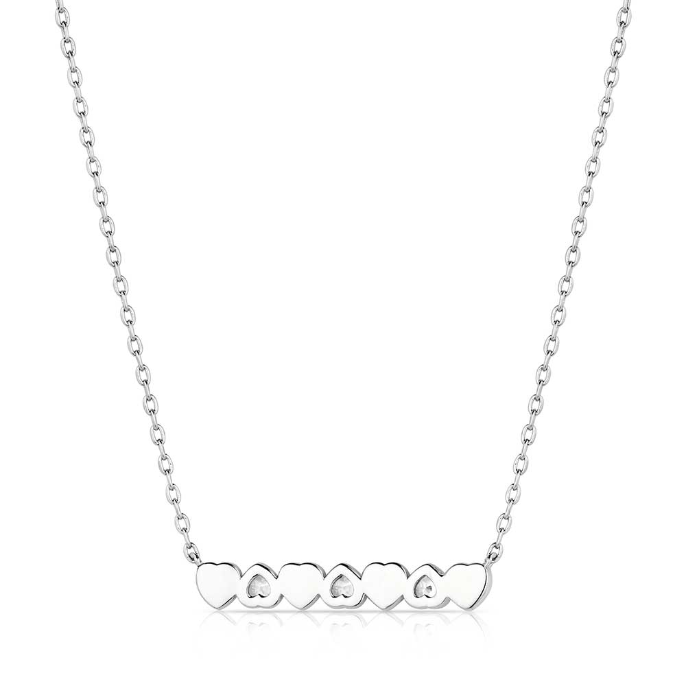 Montana Silversmiths Alternating Hearts Necklace NC6227
