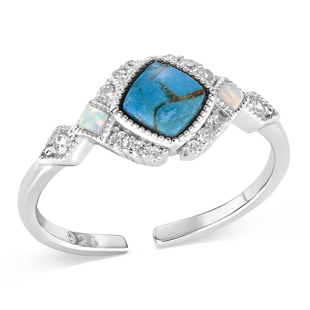 Montana Silversmiths Crowned Glacier Ring RG6313
