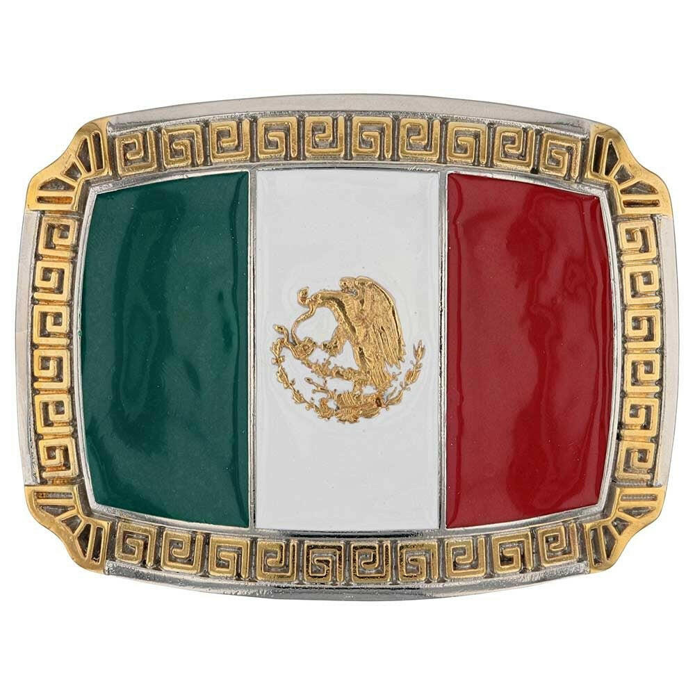Montana Silversmiths Pride of Mexico Attitude Buckle.