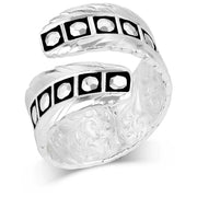 Montana Silversmiths American Spirit Wrap Ring.