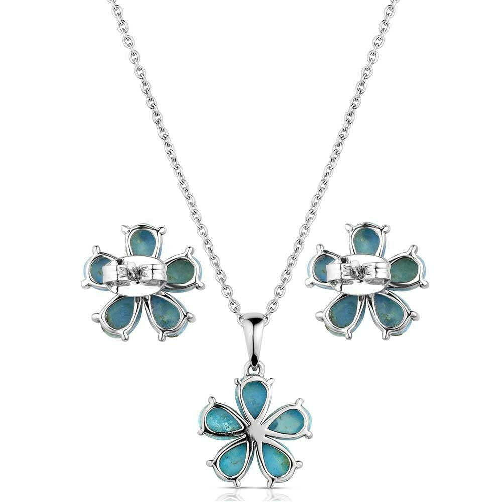 Montana Silversmiths Floral Sky Jewelry Set.