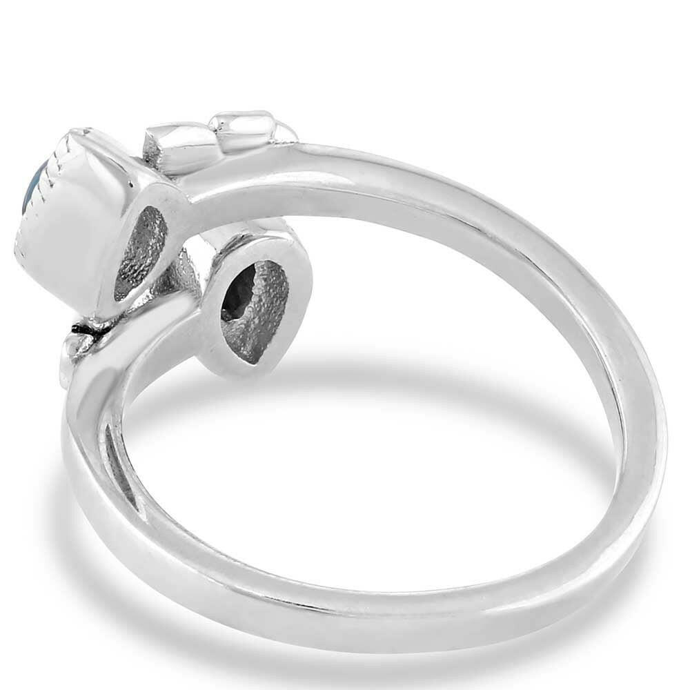 Montana Silversmiths Floral Ancestors Turquoise Wrap Ring.