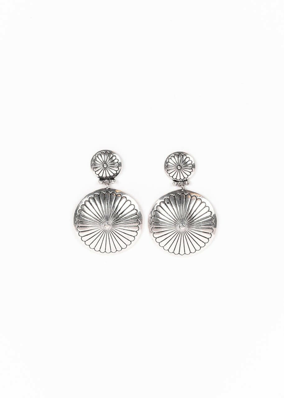 West & Co. Concho Earrings.