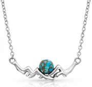 Montana Silversmiths Pursue the Wild Another Mountain Necklace slktnc4057tq