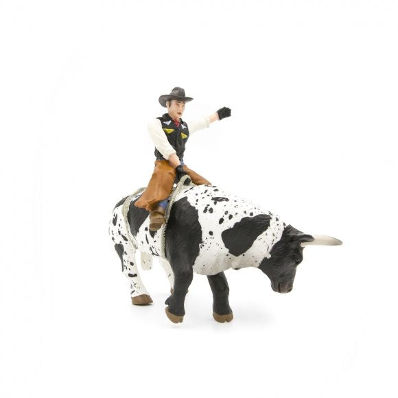 Little Buster Bucking Bull & Rider Figurine 5002