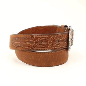 Ariat Men's Brown Tooled Western Belt A1035244 C4