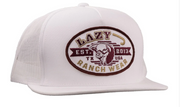 Lazy J Cattle King White Cap WHITE4-CK