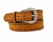 Ariat Women's Chocolate Laced Brown Western Belt A1560044