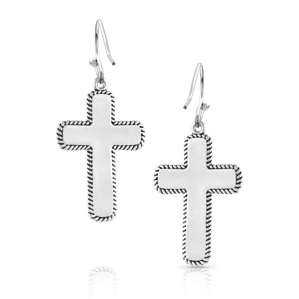 Montana Silversmiths Cross Earrings.