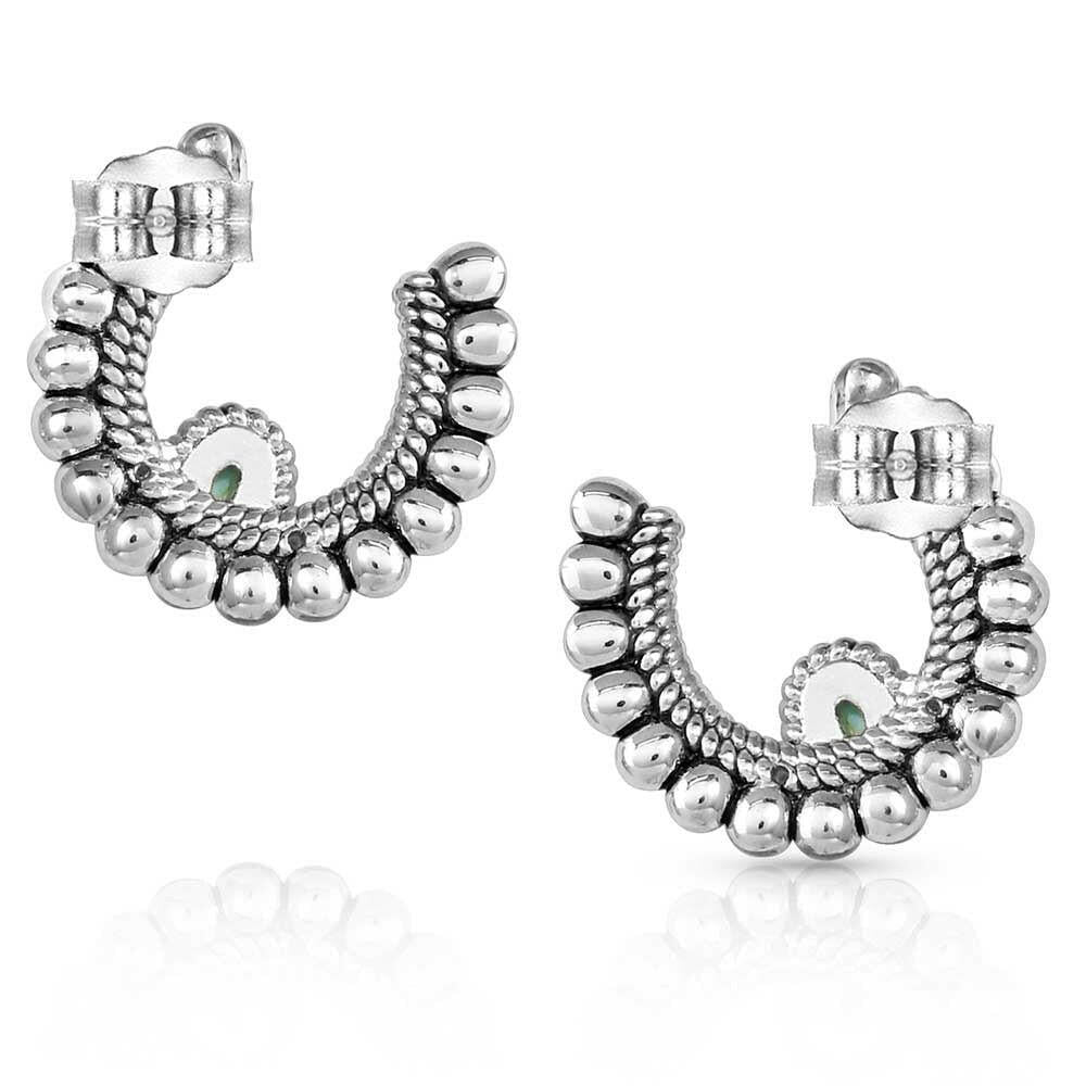 Montana Silversmiths Lucky Roads Earrings.