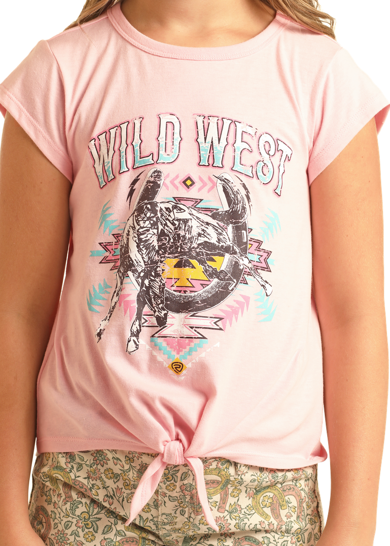 Rock & Roll Cowgirl Girl's Wild West Tee.