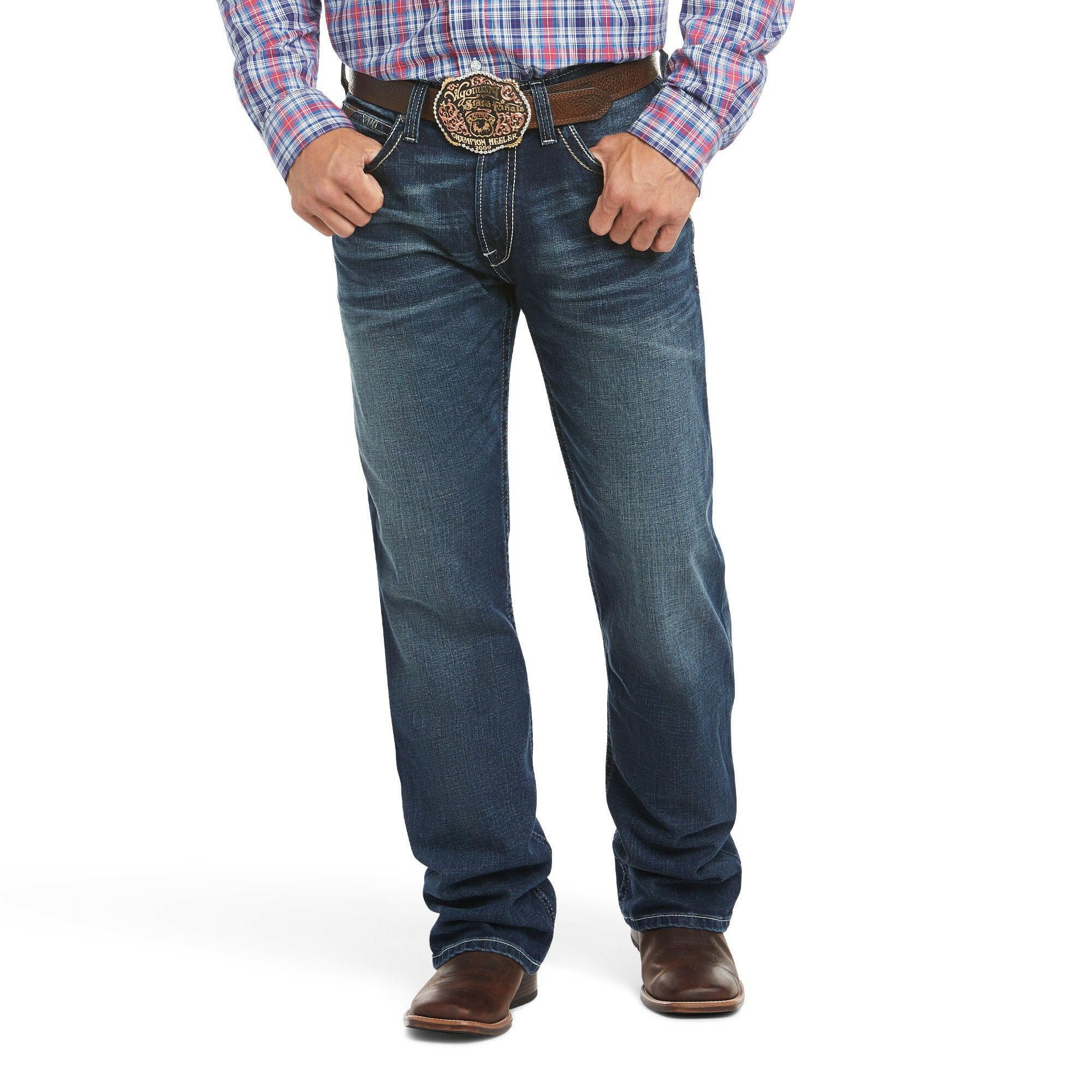 Ariat Men's M4 Low Rise Stretch Adkins Boot Cut Jean.