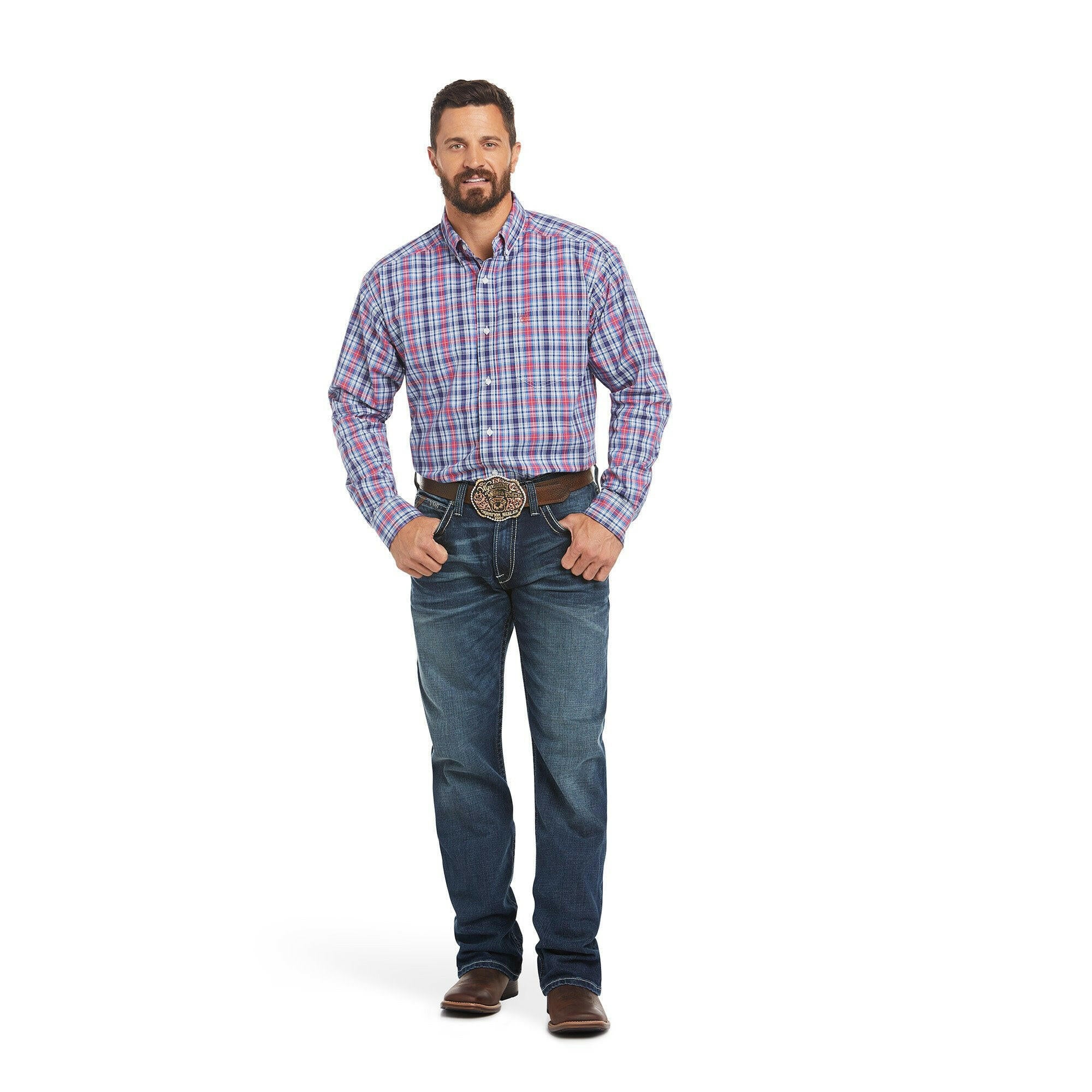 Ariat Men's M4 Low Rise Stretch Adkins Boot Cut Jean.