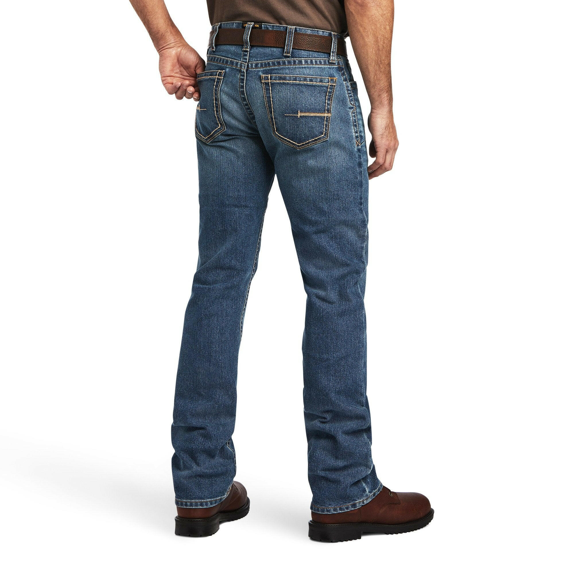 Ariat Men's Rebar M7 DuraStretch Edge Stackable Straight Leg Jean.