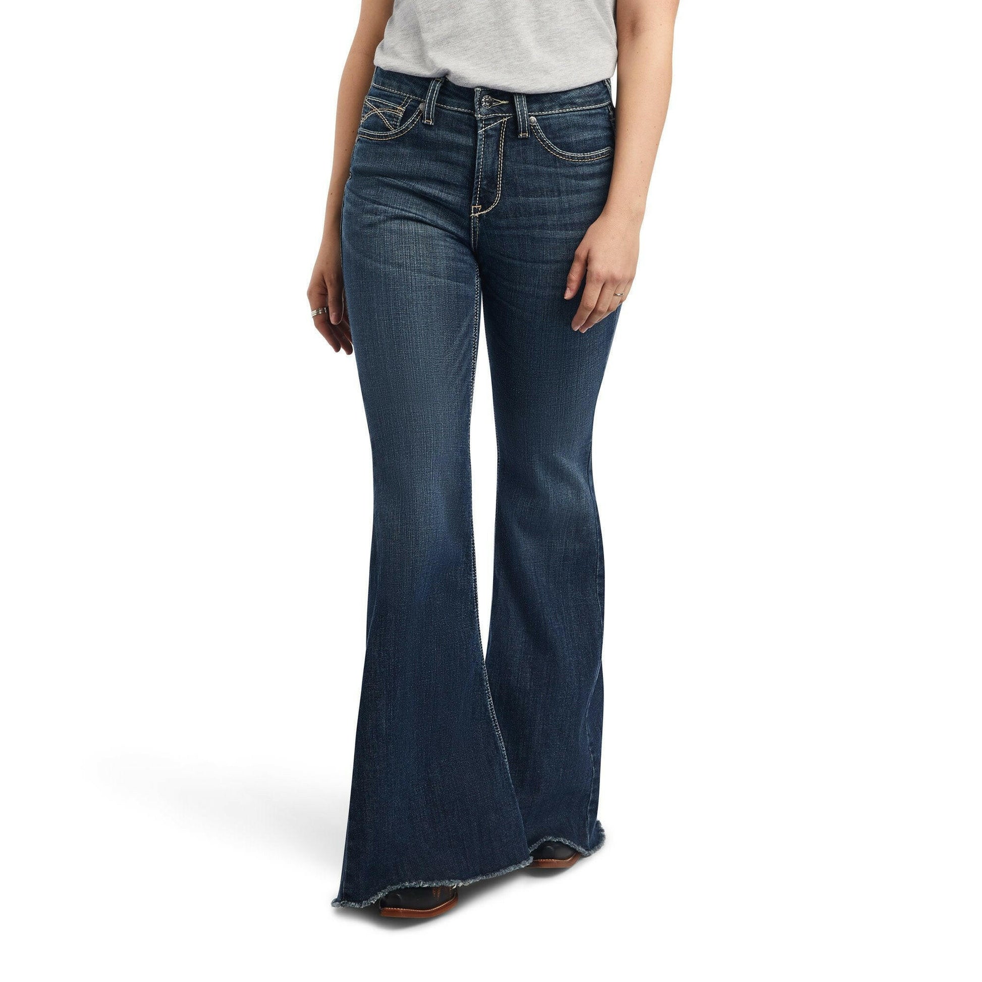 Ariat Women's R.E.A.L. High Rise Zinnia Extreme Flare Jean.