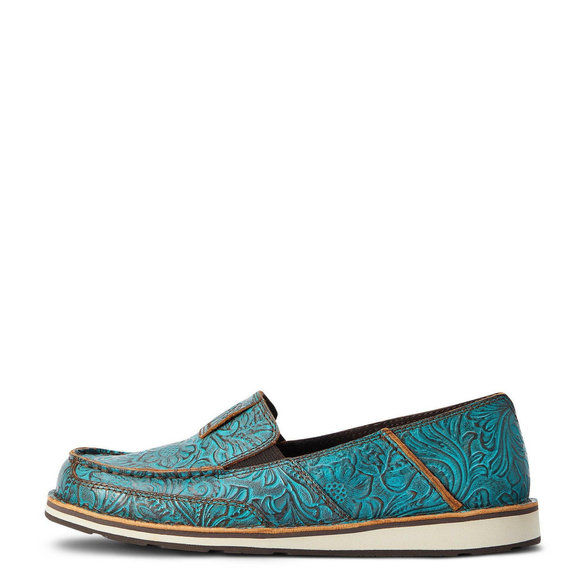 Ariat Ladies Turquoise Floral Cruiser.