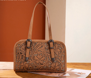 Montana West Mini Tooled Satchel Bag MW1345-8802LBR