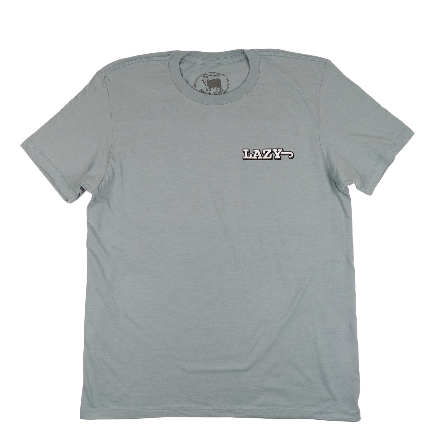 Lazy J Grey Feed Yard Graphic Tee LJSS-2518