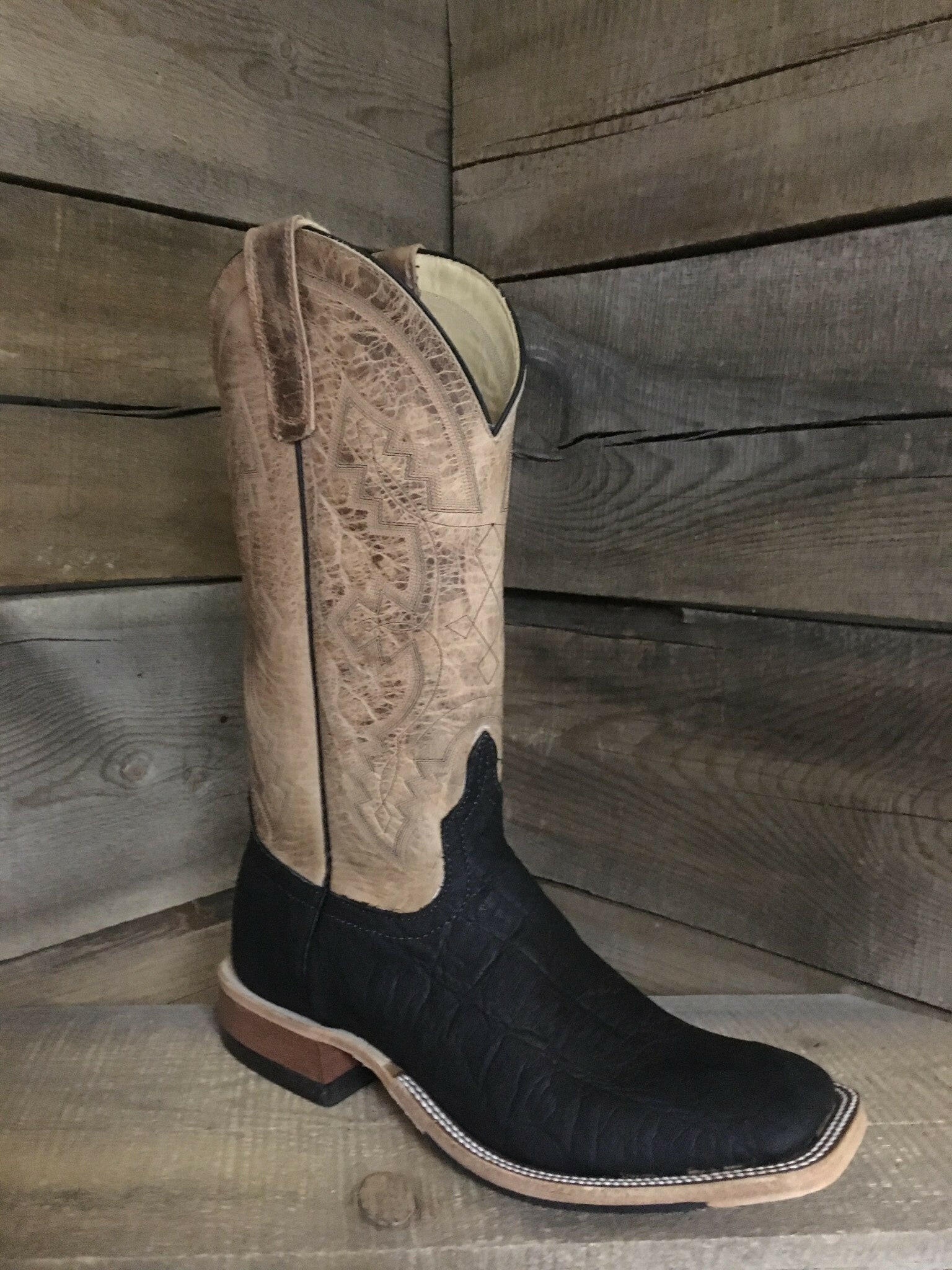 Anderson Bean Men's Black Elephant Boots.