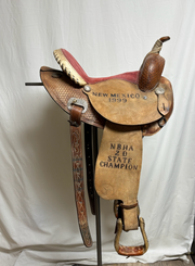 Used NBHA Red Seat Trophy Saddle