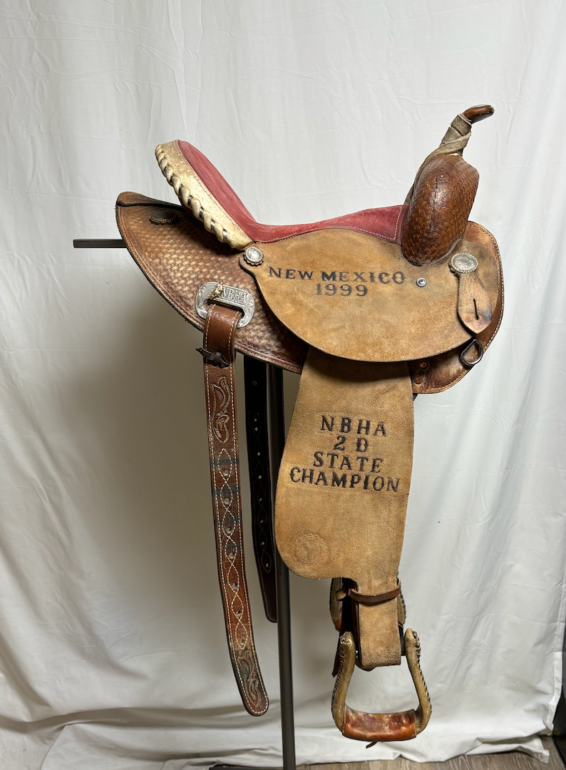 Used NBHA Red Seat Trophy Saddle