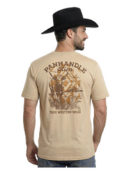 Panhandle Graphic Tee Tan PU21T10128.