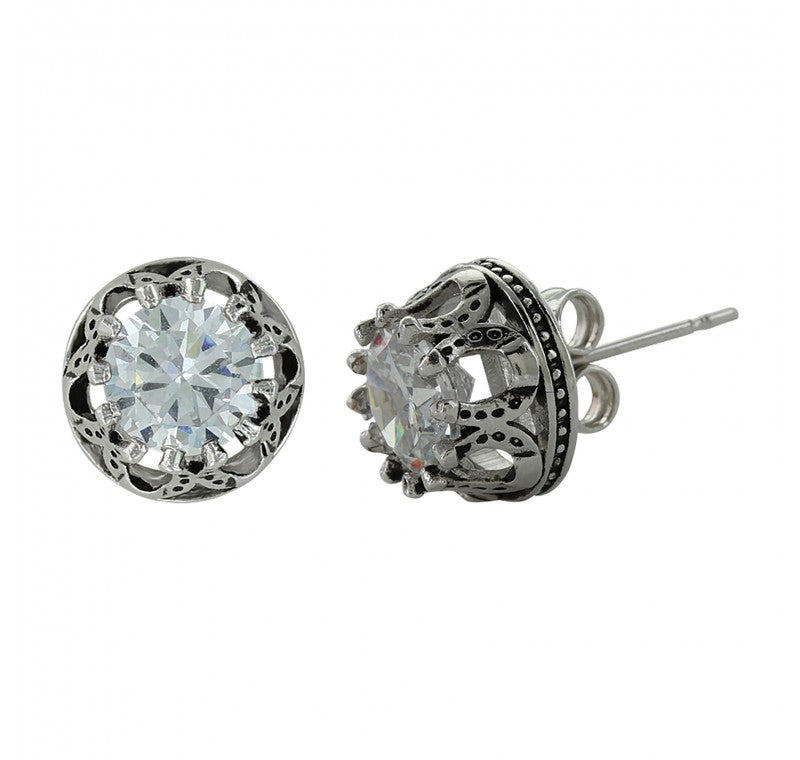 Montana Silversmiths Lucky Water Horseshoe Post Earrings ER3561